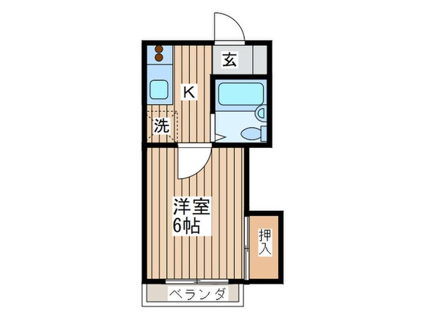 コ－ポタナカの物件間取画像